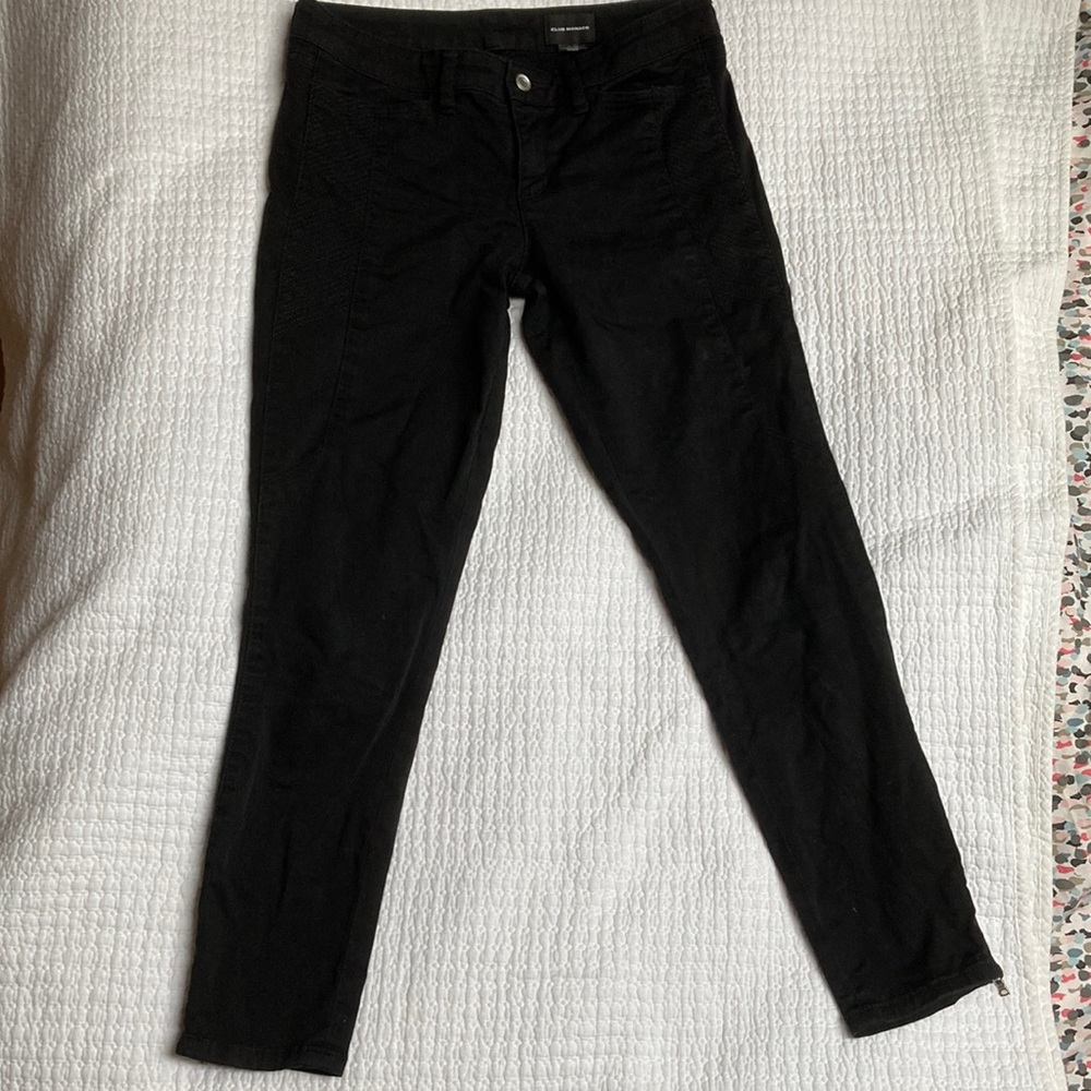 Club Monaco ankles skinny black jeans